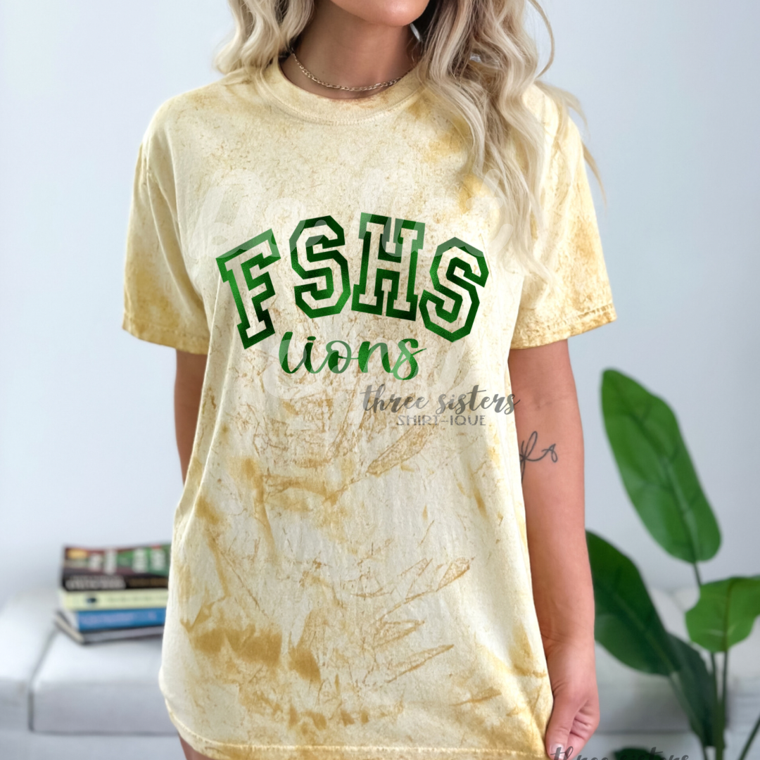 FSHS Foiled Lions Curvy