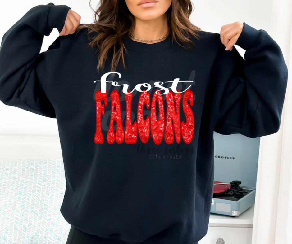 Faux Sequin Frost Falcons