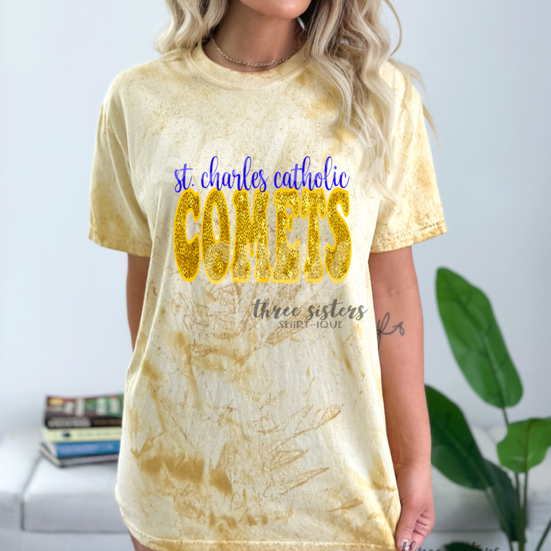 SCC Comets Faux Sequin
