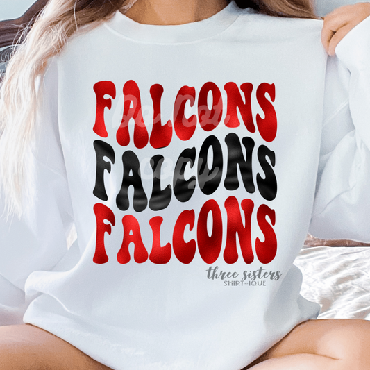 Foiled Falcons Wavy Stack