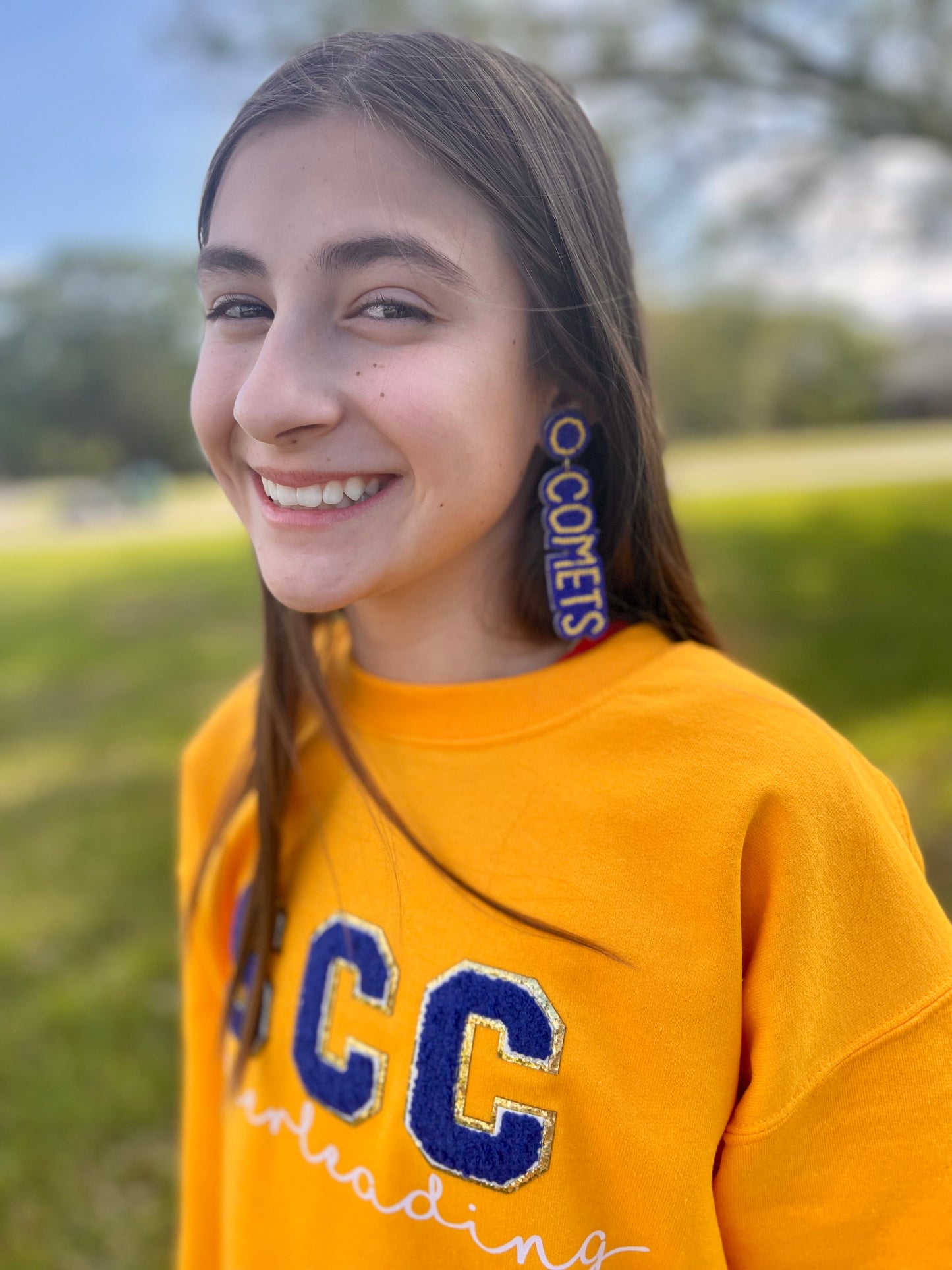 COMETS Beaded Drop Earrings