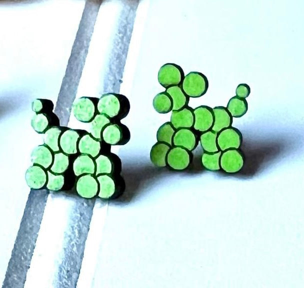 Bead Dog Stud earrings