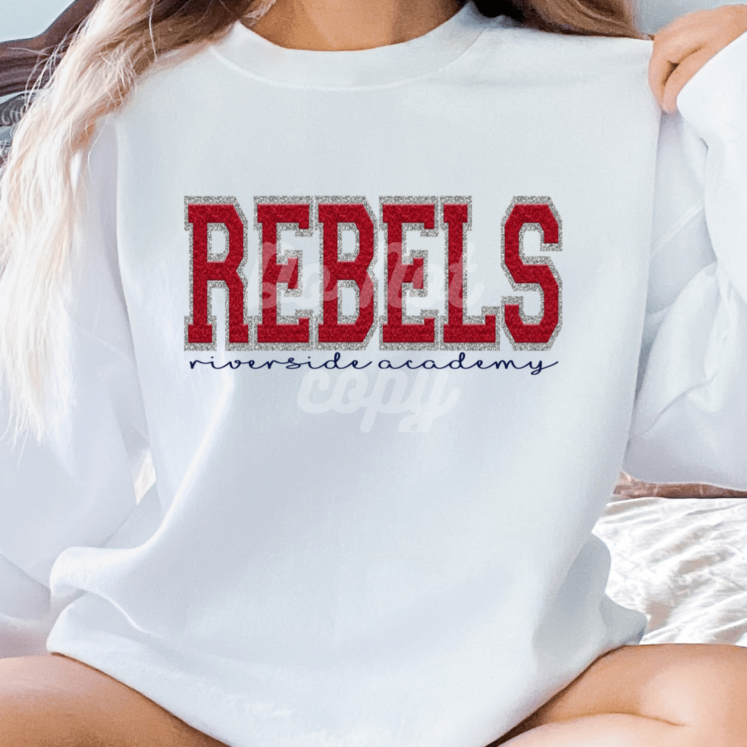 Faux Chenille RA Rebels