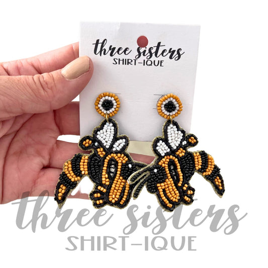 Yellow Jacket Earrings