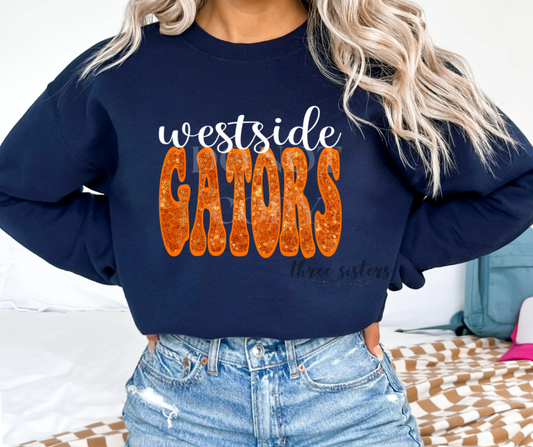 Westside Gators Faux Sequin