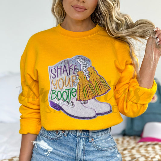 Shake Your Bootie Chenille Sweatshirt