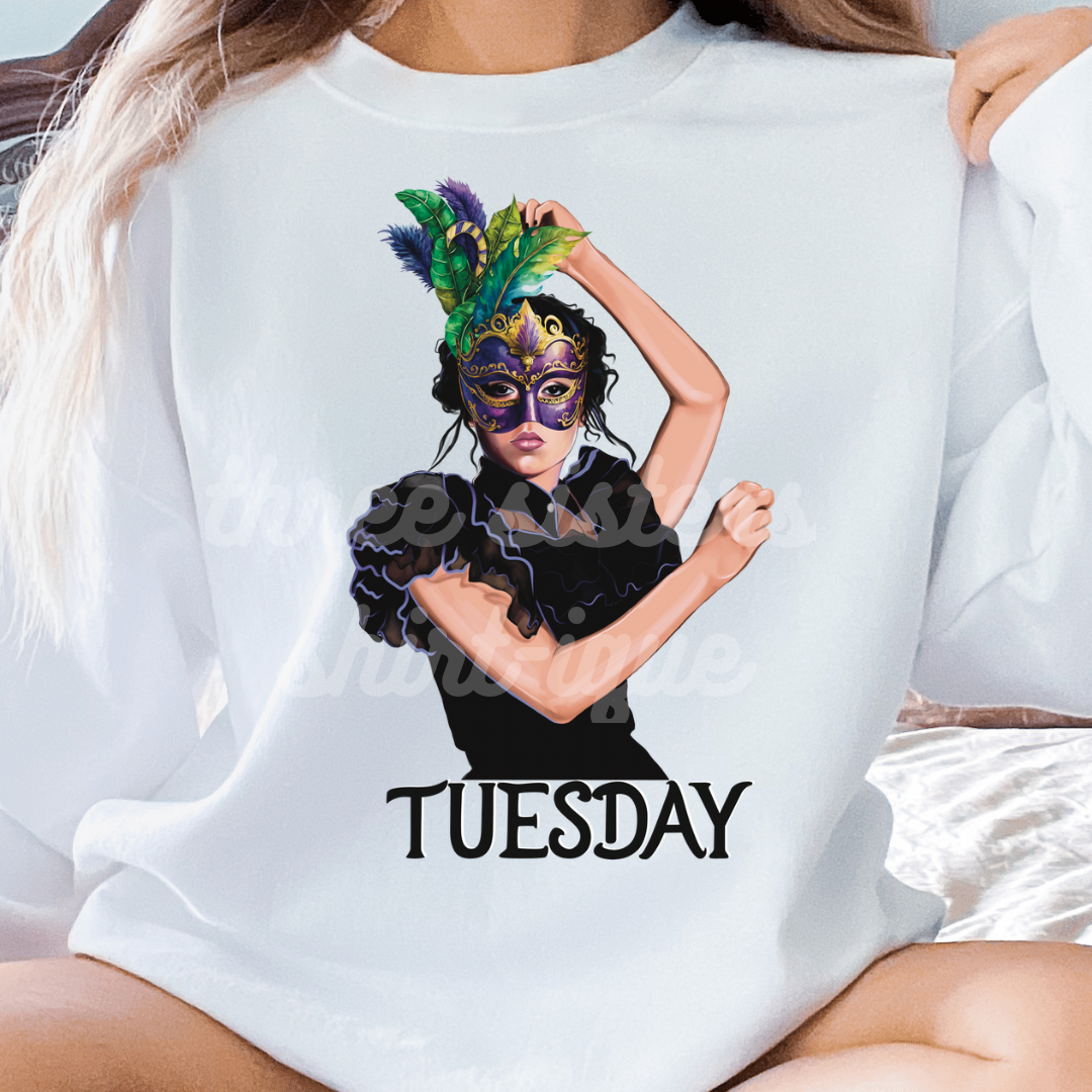 Tuesday Mardi Gras SWEATSHIRT