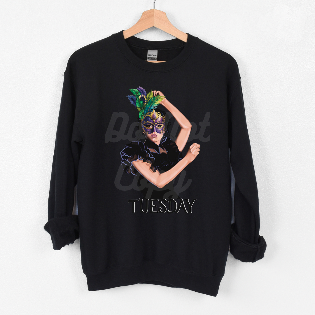 Tuesday Mardi Gras SWEATSHIRT