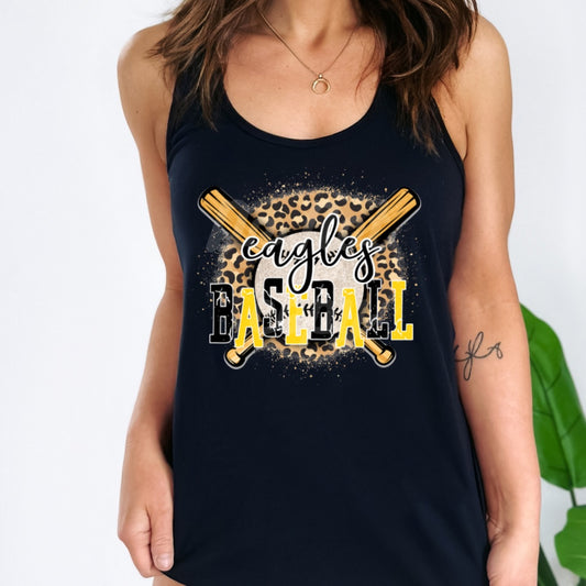 Eagles Splatter Leopard Baseball