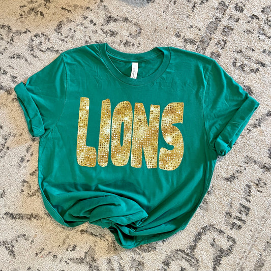 Faux Bling LIONS