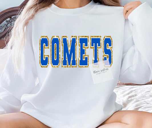 Faux Glitter COMETS