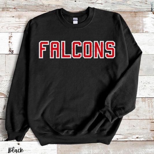 FALCONS Varsity With White Outline