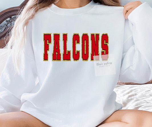 Faux Glitter FALCONS